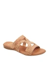 Andre Assous Women's Nailea Slip On Strappy Slide Sandals In Natural