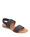 Andre Assous André Assous Nigella Featherweights™ Woven Slingback Sandal In Black