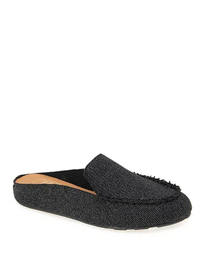 Andre Assous Women's Nolah Slide Flats In Black/pewter