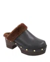 Andre Assous Women's Olivia Studded Clogs In Black/cappacino