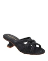Andre Assous Polina Slide Sandal In Black