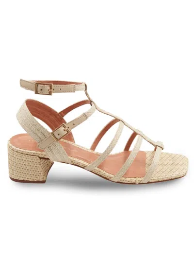 Andre Assous Women's Rylie Leather Gladiator Sandal In Natural