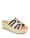 Andre Assous André Assous Serene Espadrille Platform Wedge Slide Sandal
