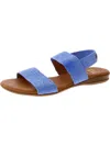 Andre Assous Nigella Featherweight Woven Slingback Sandal In Blue