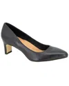 Andre Assous Wynne Leather Pump In Black