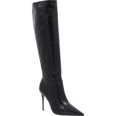 Andre Assous André Assous X Bre Tiesi Imani Leather Knee High Boot In Black