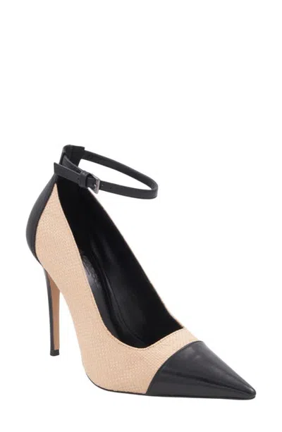 Andre Assous André Assous X Bre Tiesi Isa Ankle Strap Pointed Toe Pump In Blue