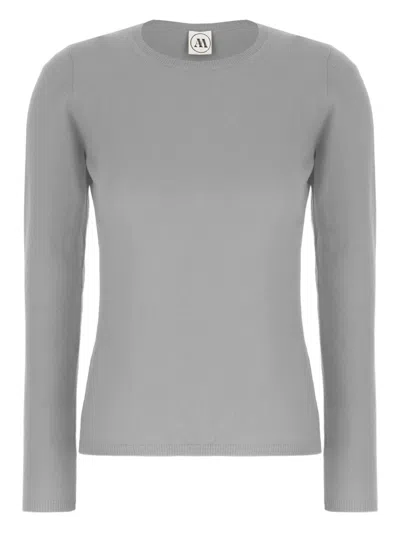 Andrè Maurice Cashmere Sweater In Gray