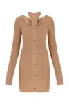 Andrea Adamo Racerback Knitted Midi Dress