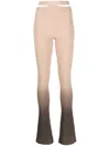Andrea Adamo Printed Cut-out Trousers