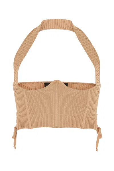 Andrea Adamo Top In Neutrals