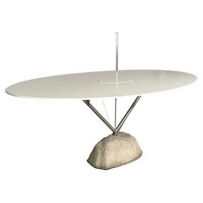 Pre-owned Andrea Branzi Italian Modern Dining Flying Table  Design Gallery Milano, 2006 In Brown