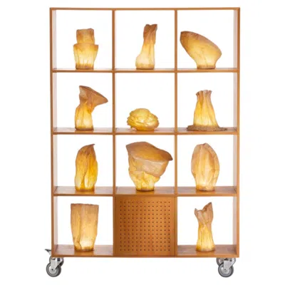 Pre-owned Andrea Branzi Rare Bibliothèque De  1996 In Brown