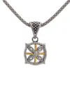 Andrea Candela Andrea Ii 18k & Silver 0.04 Ct. Tw. Diamond Necklace