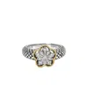 Andrea Candela Andrea Ii 18k & Silver 0.05 Ct. Tw. Diamond Ring