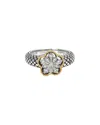 Andrea Candela Andrea Ii 18k & Silver 0.05 Ct. Tw. Diamond Ring