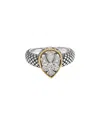 Andrea Candela Andrea Ii 18k & Silver 0.05 Ct. Tw. Diamond Ring
