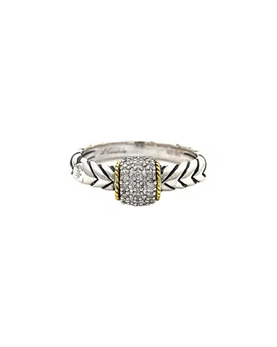 Andrea Candela Andréa Candela Andréa Ii 18k & Silver Diamond Ring In White