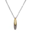 Andrea Candela Diamante 18k & Silver 0.41 Ct. Tw. Diamond Pendant Necklace In Silver