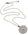Andrea Candela Enamorada 18k & Silver 0.09 Ct. Tw. Diamond Necklace