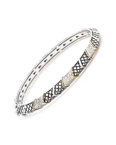 Andrea Candela Flecha 18k & Silver 0.28 Ct. Tw. Diamond Bangle