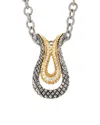 Andrea Candela Fortuna 18k & Silver 0.19 Ct. Tw. Diamond Necklace