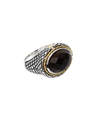 Andrea Candela Ibiza 18k & Silver 5.68 Ct. Tw. Smokey Quartz Ring In Multi