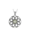 ANDREA CANDELA ANDREA CANDELA LAZO 18K & SILVER 0.06 CT. TW. DIAMOND NECKLACE