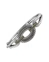 ANDREA CANDELA ANDREA CANDELA LAZO 18K & SILVER 0.09 CT. TW. DIAMOND BANGLE