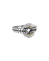 Andrea Candela Lazo 18k & Silver 0.09 Ct. Tw. Diamond Ring