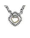Andrea Candela Lazo 18k & Silver 0.10 Ct. Tw. Diamond Necklace