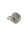Andrea Candela Lazo 18k & Silver 0.13 Ct. Tw. Diamond Ring In Metallic