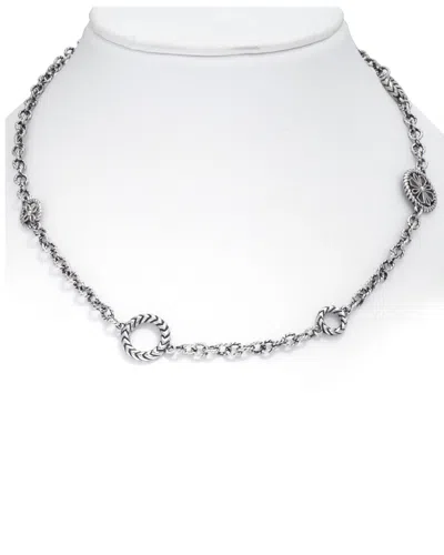 Andrea Candela Pasion De Plata Silver Ct. Tw. Necklace In Red