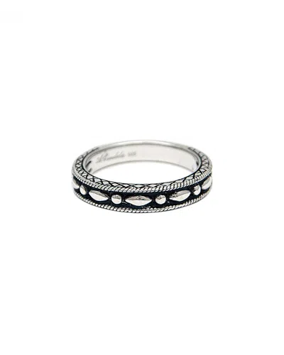 Andrea Candela Andréa Candela Pasion De Plata Silver Ring In Black