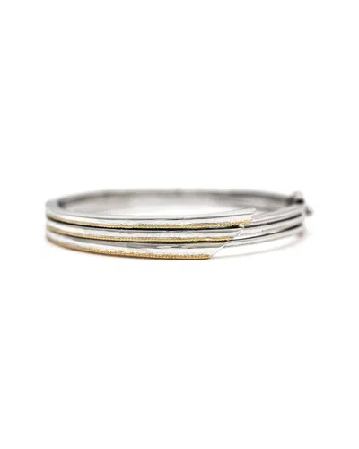 Andrea Candela Pegasus 18k & Silver Bangle Bracelet In Multi