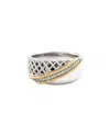 Andrea Candela Rioja 18k & Silver 0.10 Ct. Tw. Diamond Ring