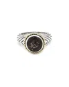 Andrea Candela Rodeo 18k & Silver 3.23 Ct. Tw. Smoky Quartz Ring In Metallic