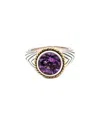 Andrea Candela Rodeo 18k & Silver 3.48 Ct. Tw. Amethyst Ring