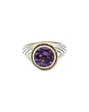 ANDREA CANDELA ANDREA CANDELA RODEO 18K & SILVER 3.48 CT. TW. AMETHYST RING