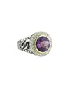 Andrea Candela Rodeo 18k & Silver 3.71 Ct. Tw. Gemstone Ring In Metallic