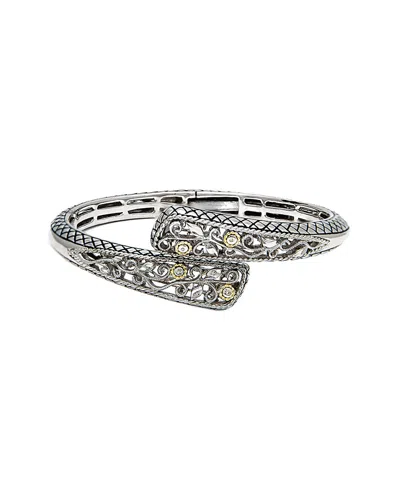 Andrea Candela Tesoro 18k & Silver Bangle In Gray