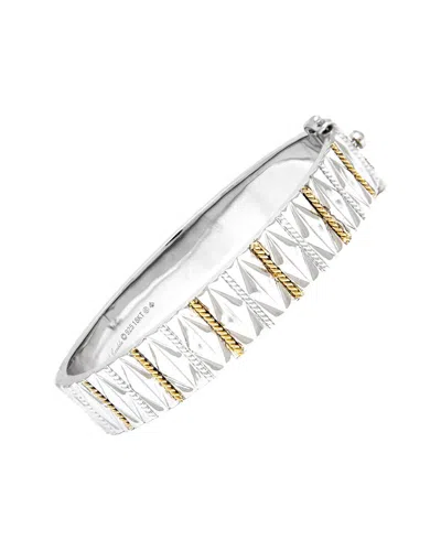 Andrea Candela Venecia 18k & Silver Bangle Bracelet In White