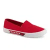 Andrea Canvas Flats For Women In Red