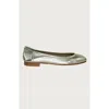 Andrea Carrano Bambolina Ballet Flat In Gold