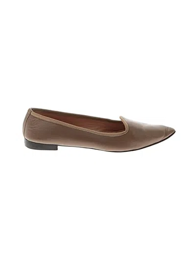Pre-owned Andrea Carrano Flats In Brown