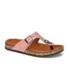 Andrea Casual Flip Flops With Comfort Insole In Pink