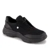 Andrea Casual Sneakers With Rhinestone Detail In Black