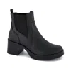 Andrea Chelsea Boots With Elastic Sides In Black