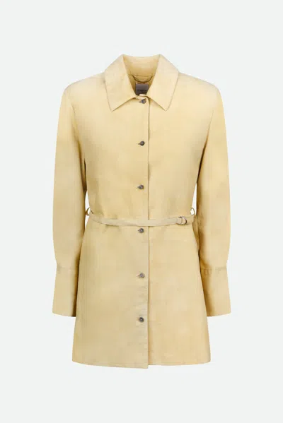 Andrea D'amico Camicia Giallo Senape