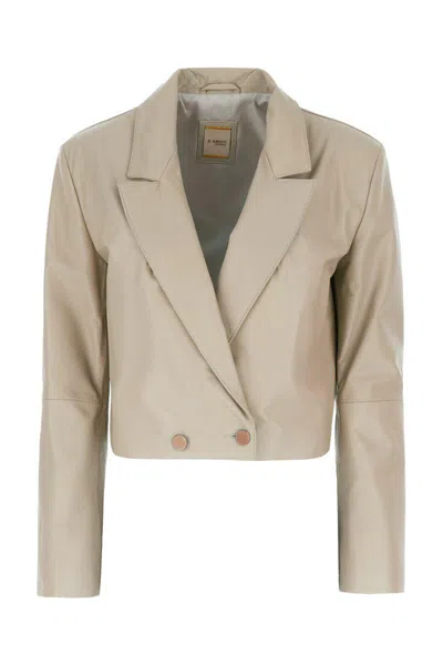 Andrea D'amico Jackets In Neutral
